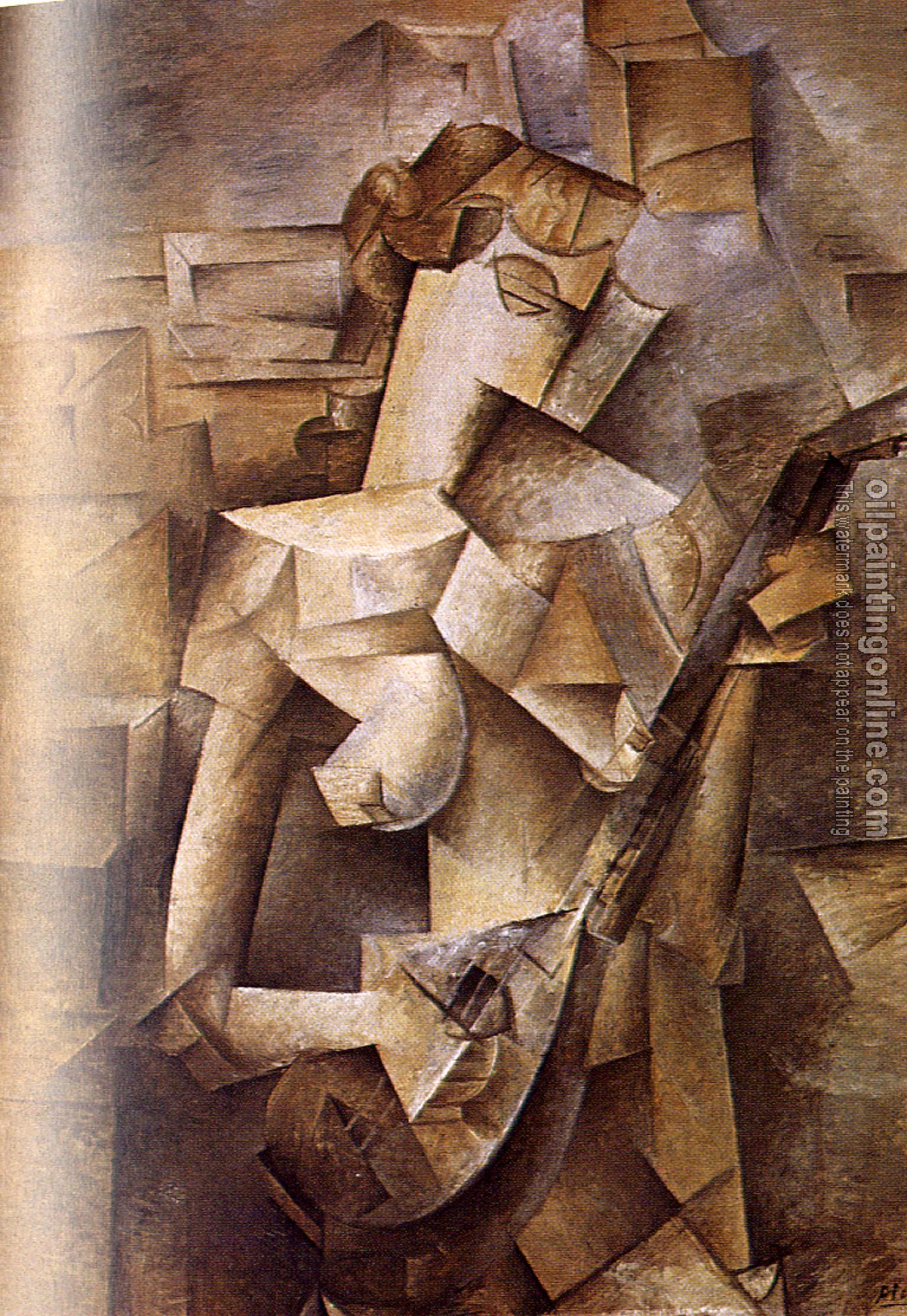 Picasso, Pablo - girl with a mandolin